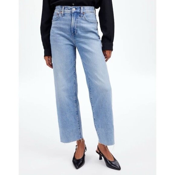 Madewell Denim - Madewell Wide-Leg Crop Jeans (Sz 31) The Perfect Vintage Light Wash High Rise